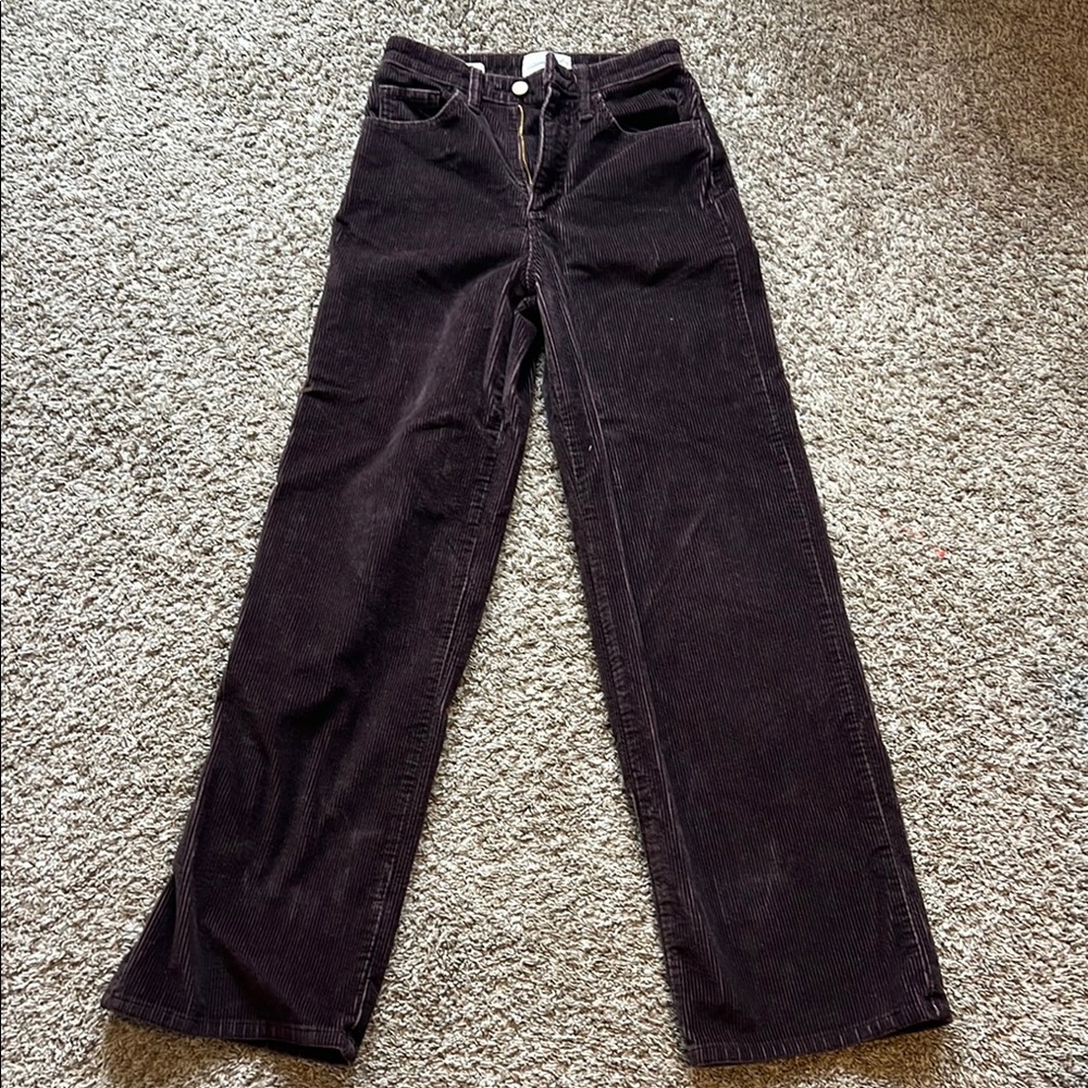 Classic Black Corduroy Trousers